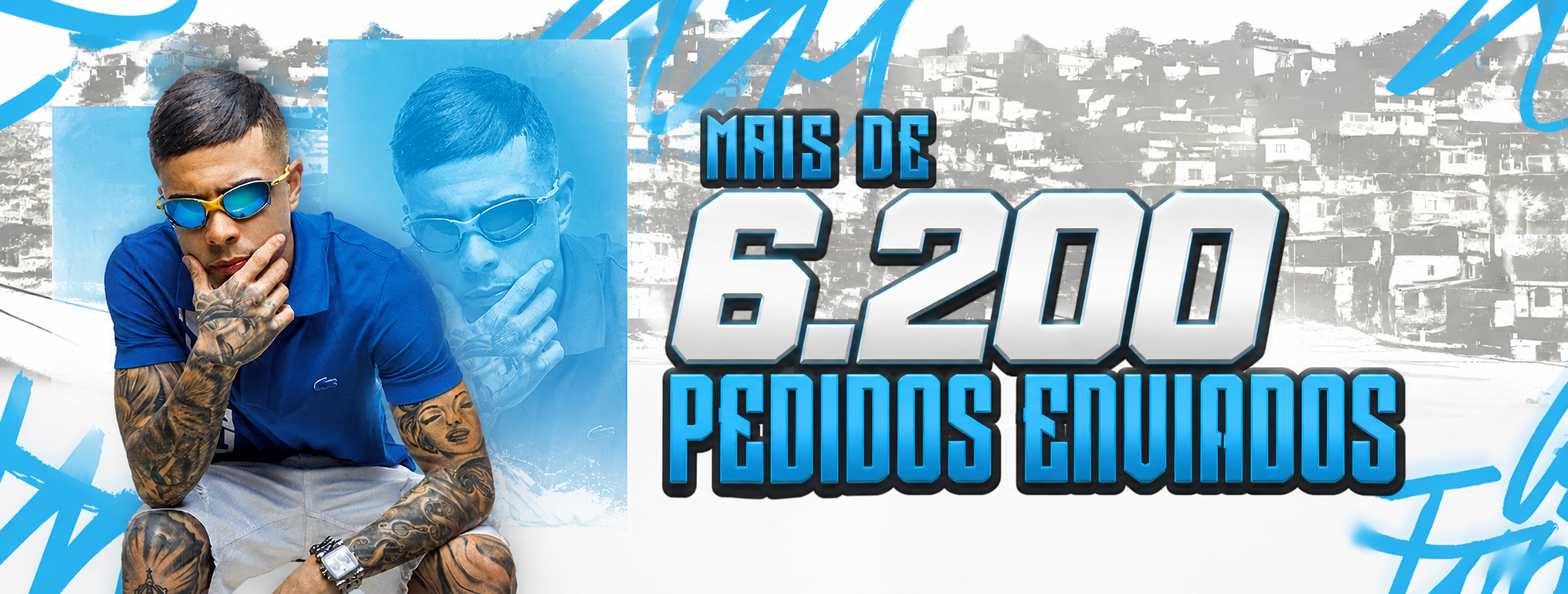 Banner Dudu Grifes - Mais de 6.200 pedidos enviados